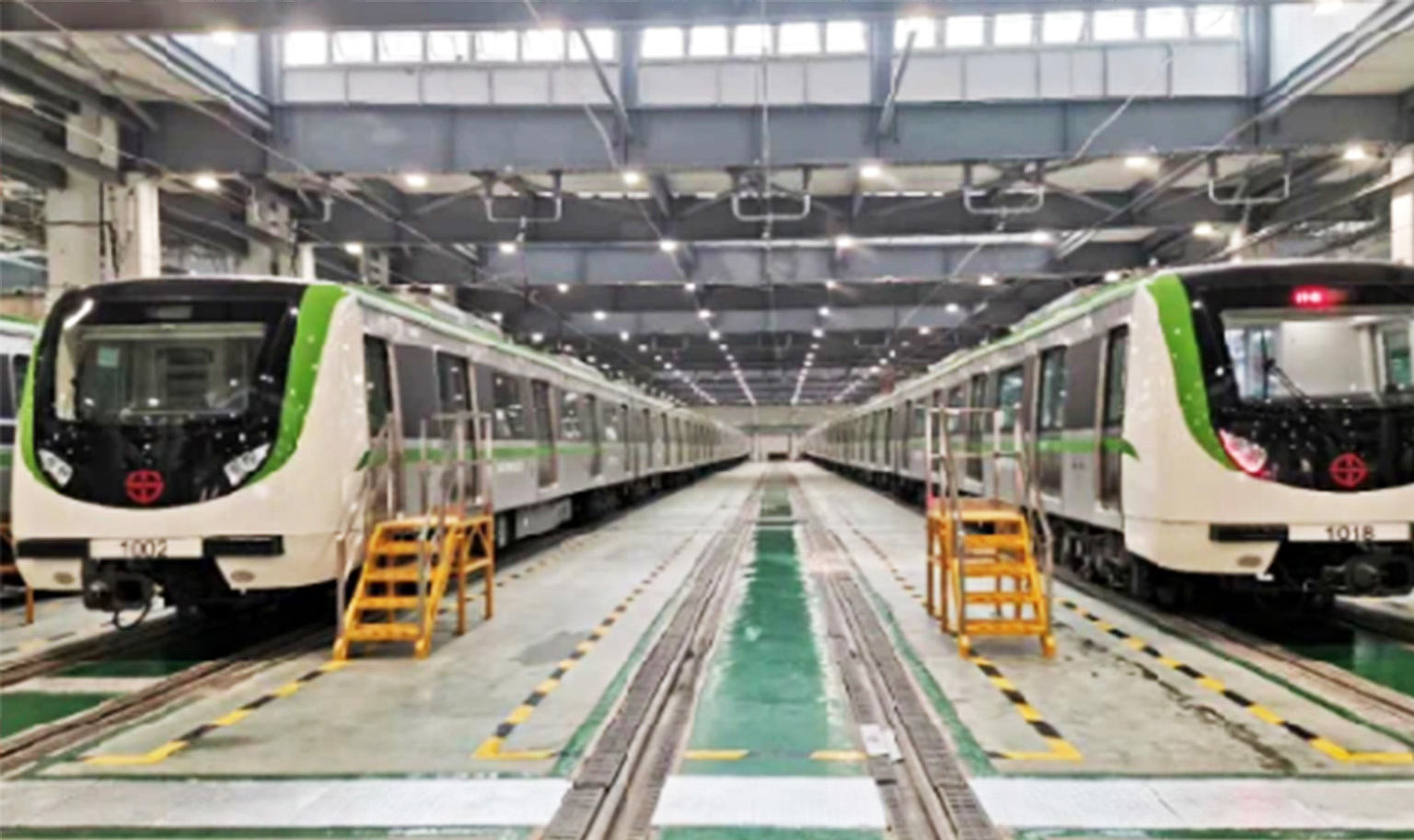 沈陽地鐵二號(hào)線南延線停車場(chǎng)